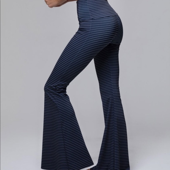 Onzie Pants - Onzie Striped Bell Pant Size S/M